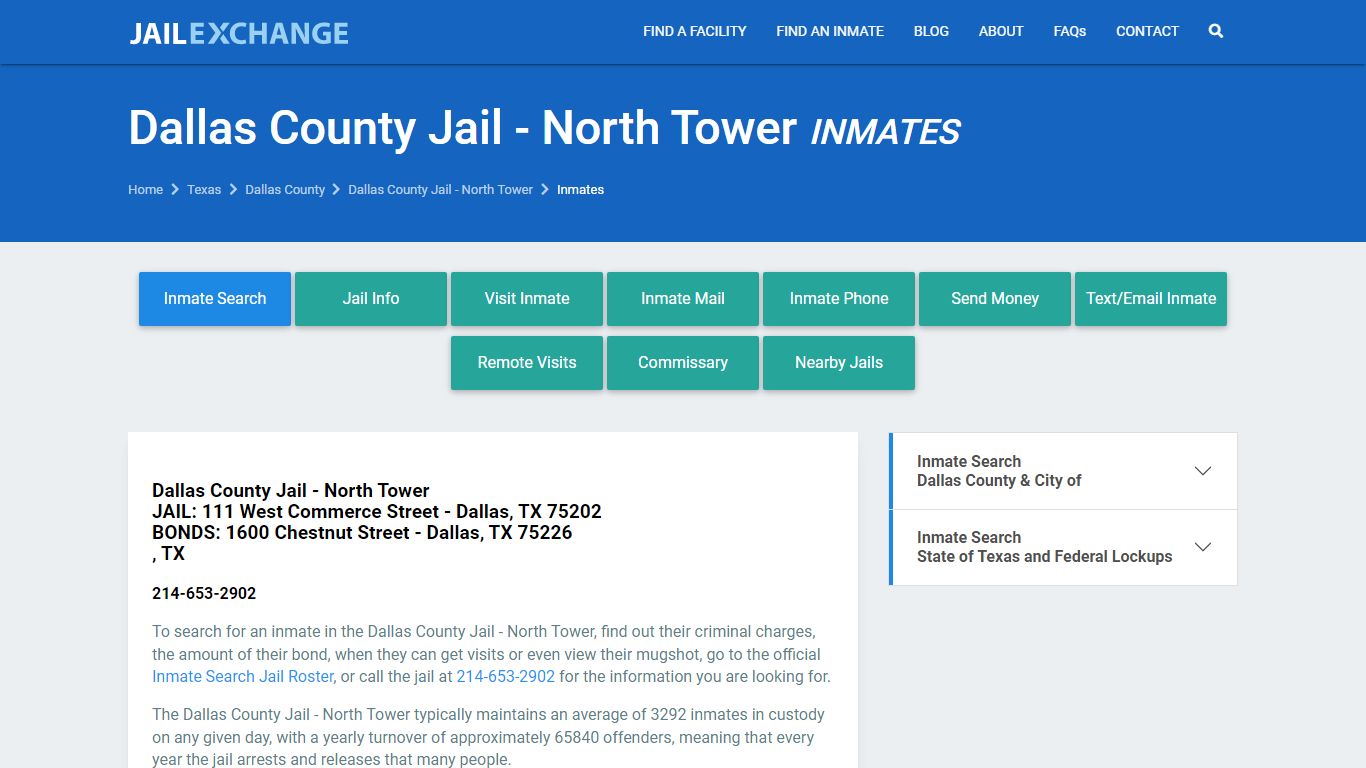 Dallas County Inmate Search | Arrests & Mugshots | TX - JAIL EXCHANGE